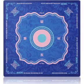 Monet Garden Mahjong Mat 31.5" x 31.5", Non-Slip Rubber Base & Soft Plush Surface, Elegant Floral Game Table Cover for American Mahjong, Bridge & Board Games, Noise Reducing in Saudi Arabia