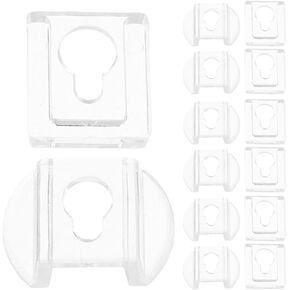 Veemoon 20Pcs Clear Acrylic Picture Hanging Clips Heavy Duty Keyhole Mounting Brackets for Frames Mirrors Flexible Usage Modern Hidden Design for Home Office Decor in Saudi Arabia