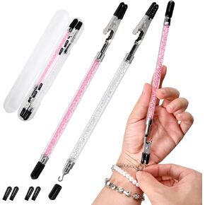 2 in 1 Bracelet Helper Tool 2 Pcs Quick Release Fastening Jewelry Clasp Helpers Bracelet Assistance Tool with Hook for Bracelets, Necklace, Clasps Zippers Crafts Adjustment, 195mm Extended in Saudi Arabia