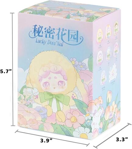 صندوق أعمى من القطيفة من سلسلة Goodnight Bunny Secret Garden قطعة واحدة (1 من 8 أنماط محتملة) ألعاب لطيفة قابلة للتجميع هدايا عيد ميلاد (صندوق أعمى قطعة واحدة) in Kuwait