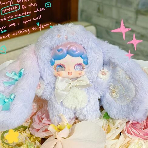 صندوق أعمى من القطيفة من سلسلة Goodnight Bunny Secret Garden قطعة واحدة (1 من 8 أنماط محتملة) ألعاب لطيفة قابلة للتجميع هدايا عيد ميلاد (صندوق أعمى قطعة واحدة) in Kuwait