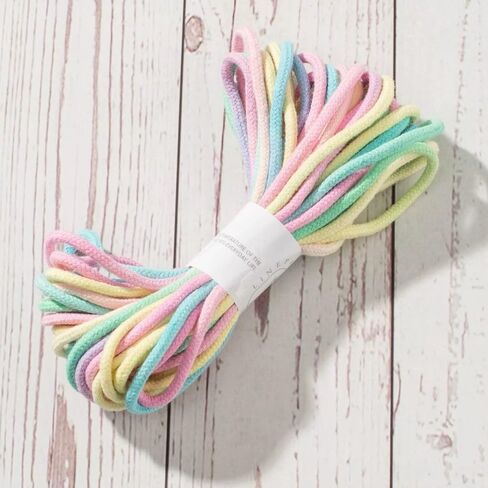 Braided Macrame Rope,Gradient Colorful 3mm Thickness 10 Meters DIY Bracelet String Hand-Dyed for Arts, Crafts & Sewing(Style 1) in Saudi Arabia