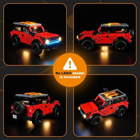 LIGHTAILING Light for Lego-42213 Ford Bronco SUV - Led Lighting Kit Compatible with Lego Building Blocks Model - NOT Included The Model Set in Saudi Arabia