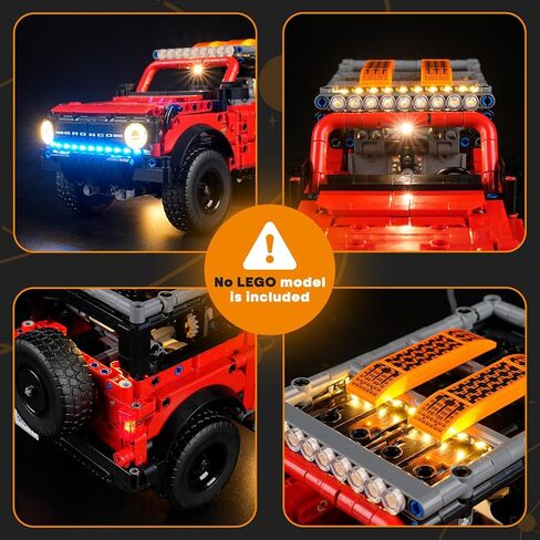LIGHTAILING Light for Lego-42213 Ford Bronco SUV - Led Lighting Kit Compatible with Lego Building Blocks Model - NOT Included The Model Set in Saudi Arabia