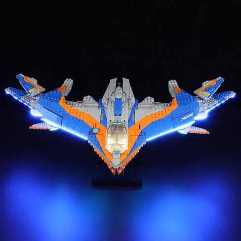 BRIKSMAX 2.0 Light Kit for Guardians of The Galaxy: The Milano - Innovative LED Lighting Compatible with Lego Marvel 76286 - Set Not Included in Saudi Arabia