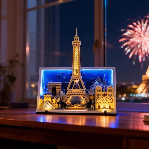 YEABRICKS LED Light for Lego-21064 Lego Architecture Paris – City of Love Building Blocks Model (Building Set NOT Included) in Saudi Arabia