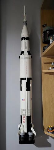Vertical Wall Mount for Lego 92176 NASA Apollo Saturn V in Saudi Arabia