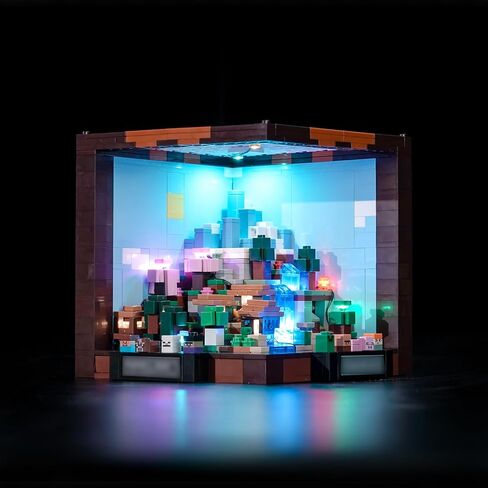مجموعة إضاءة LED مطورة متوافقة مع مجموعة بناء طاولة الحرف Lego Minecraft، زخرفة الأضواء متوافقة مع Lego 21265، أفضل الهدايا للبالغين (النموذج غير متضمن) in Saudi Arabia