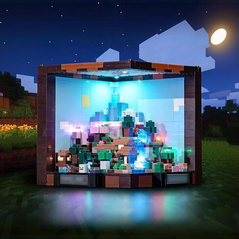 مجموعة إضاءة LED مطورة متوافقة مع مجموعة بناء طاولة الحرف Lego Minecraft، زخرفة الأضواء متوافقة مع Lego 21265، أفضل الهدايا للبالغين (النموذج غير متضمن) in Saudi Arabia