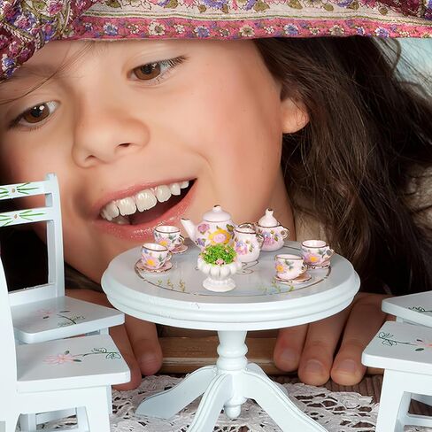 STOBOK 13Pcs Miniature Dollhouse Plant Flowers: Miniature Bonsai Plants Mini Artificial Potted Flower Fake Tiny Greenery Ornament Crafts for Doll House Furniture Home Decor, Random Color in Saudi Arabia