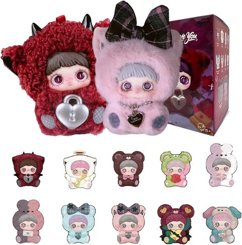 Maymei May I Love You Series Plush Blind Box 1PC(1 of 10 Possible Styles) Cute Figures Collectible Toys Birthday Gifts (1PC Blind Box) in Saudi Arabia