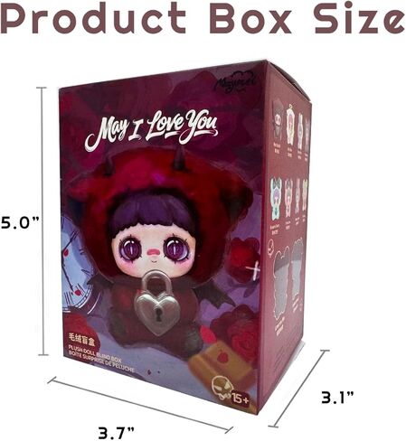 Maymei May I Love You Series Plush Blind Box 1PC(1 of 10 Possible Styles) Cute Figures Collectible Toys Birthday Gifts (1PC Blind Box) in Saudi Arabia
