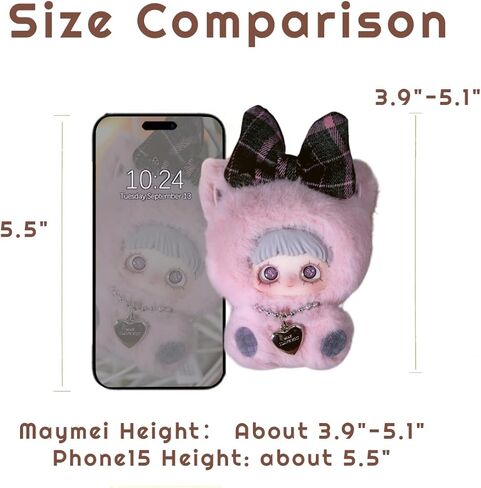 Maymei May I Love You Series Plush Blind Box 1PC(1 of 10 Possible Styles) Cute Figures Collectible Toys Birthday Gifts (1PC Blind Box) in Saudi Arabia
