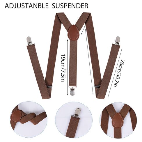 hoyuwak 7 PCS 100 Days of School Costume Old Man Costume with Gray Old Man Wig Cane Bow tie Moustache Eyebrows Suspender and Glasses for Halloween School Dress Up in Saudi Arabia
