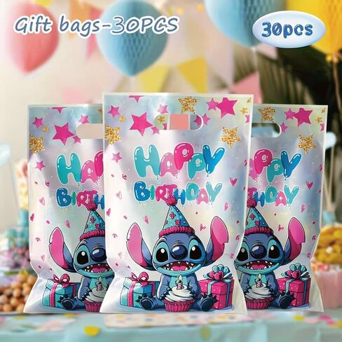 HANISNA For Stitch party gift bags 30PCS, supplies, and decorations. Perfect for cartoon parties, ideal for kids, and great for family events, prizes. in Saudi Arabia