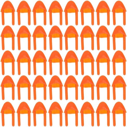 100 قطعة من KICHOUSE 100 قطعة من فرخ الفرخ المزيف على شكل طائر منقار البطة، حشوات فم فرخ الطفل DIY لمستلزمات الدمية البلاستيكية لعيد الميلاد وعيد الفصح in Kuwait