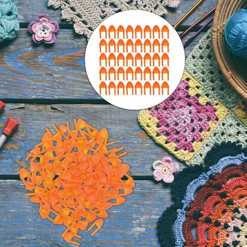 KICHOUSE 100Pcs Fake Chick Mouth Bird Beak Duck Bill Inserts DIY Crafting Baby Chick Mouth Parts for Christmas Easter Party Doll Supplies Plastic in Saudi Arabia