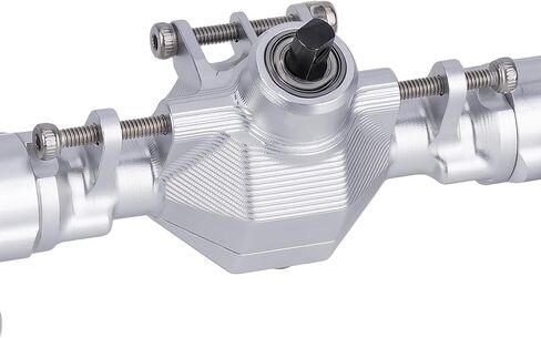 Ascent-18 Portal Axle Set for Redcat Ascent-18 Upgrade, CNC Aluminum Front & Rear Axles with Brass Portal Covers, Steel Gears, Servo Mount & Steering Links (Silvery) in Saudi Arabia