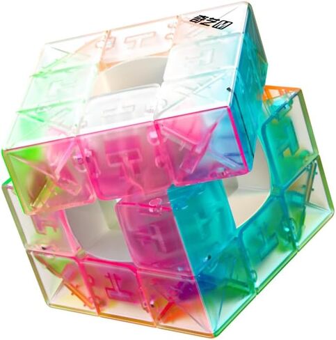 مكعب السرعة Qiyi 3x3 M للأشعة فوق البنفسجية - ملون in Kuwait