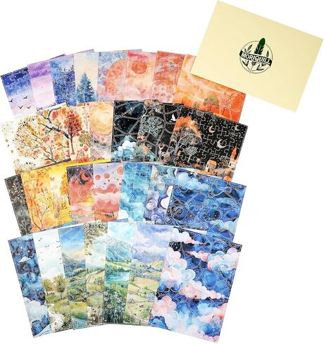 60 Sheets Vintage Washi Stickers – Brick Wall Theme with Floral, Graffiti, Ivy, Window Designs for Scrapbooking, Bullet Journaling and DIY Crafts in Saudi Arabia