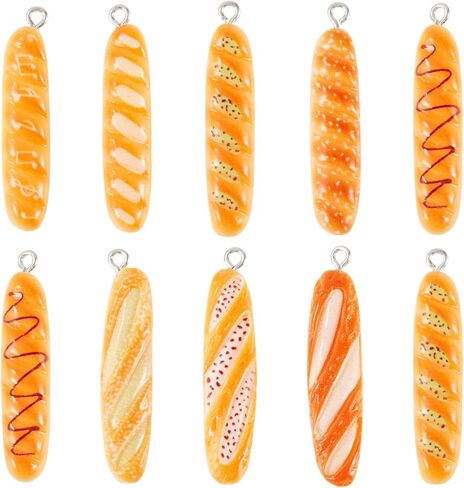 Cheriswelry 30Pcs Resin Cake Charms Imitation Food Pendants Cute Strawberry Cake Dangle Charms Lovely Dessert Hang Ornament 19-31mm for Necklace Bracelet Earring DIY Jewelry Making in Saudi Arabia