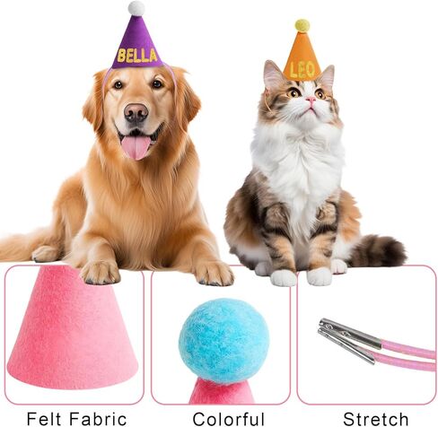 12Pcs Mini Party Hats for Stuffed Animals,Colorful Tiny Birthday Hats Dolls Cats Dolls Rabbits Puppies Cone Assorted Animal Games Accessories Decorations in Saudi Arabia