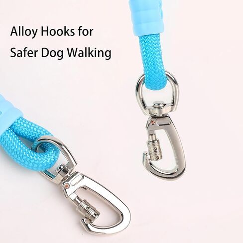 Hands Free Dog Leash,5 Ft Heavy Duty Training Leash, Adjustable Waist & Crossbody Leashes,Heavy Duty Nylon Rope, Double Nylon Rope for Dog Walking Training (Black) in Saudi Arabia