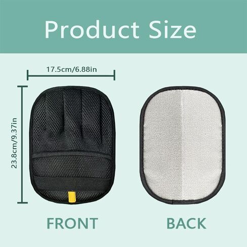 2-Pack Reusable Electrostatic Pet Hair Remover Gloves for Furniture, Carpets, Car Interiors & Auto Upholstery. in Saudi Arabia