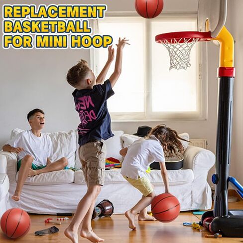 Amarlozn Mini Basketball for Indoor Mini Basketball Hoop, 9 Inch Small Replacement Basketballs Soft Ball for Inflatable Pool, Beach Sandbox Outdoor Play Game Gift Pack for Toddler Kids Adults 5PCS in Saudi Arabia