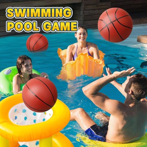 Amarlozn Mini Basketball for Indoor Mini Basketball Hoop, 9 Inch Small Replacement Basketballs Soft Ball for Inflatable Pool, Beach Sandbox Outdoor Play Game Gift Pack for Toddler Kids Adults 5PCS in Saudi Arabia