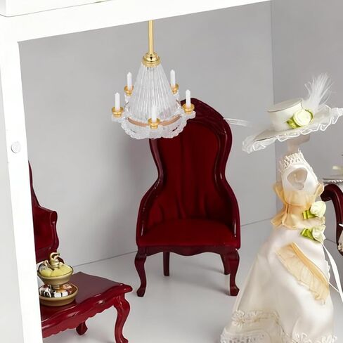 Totority Scale Dollhouse Candle Light for Indoor Outdoor Decoration Craftsmanship for Collectors Enthusiasts Enhance Your Miniature Dollhouse Collection in Saudi Arabia