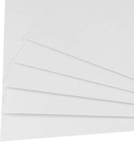 SHEUTSAN White Cardstock Paper, 11.8 x 11.8 Inches, 220gsm, 100 Pieces, Square Paper for Art Craft DIY in Saudi Arabia