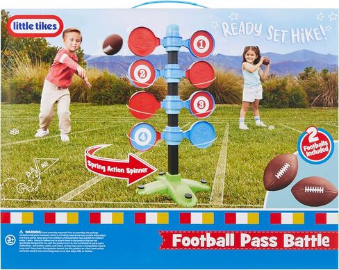 Little Tikes Football Pass Battle, Active Play Sports Toy, for Boys and Girls Ages 3+ Years in Saudi Arabia