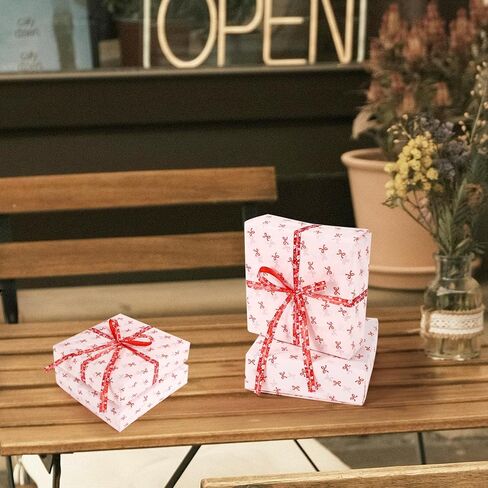 10 Sheets Pink Bow Wrapping Paper, Cute Beautiful Bow Tissue Paper Coquette Bow Knot Gift Wrap Paper Craft Paper for Birthday Wedding Christmas Valentines Gift Bags Packaging (27.6x19.7 Inch) in Saudi Arabia