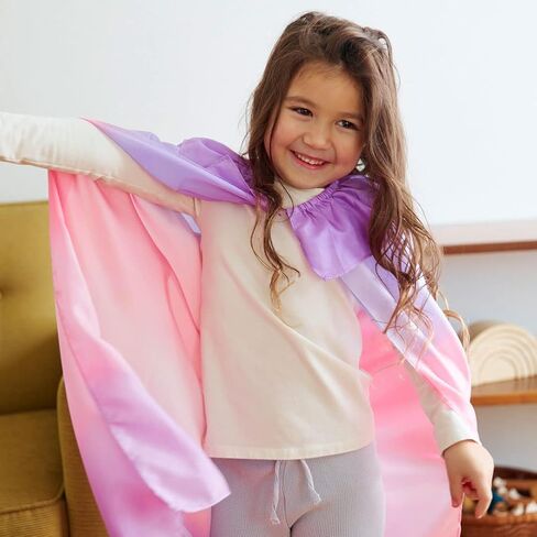 Sarah's Silks - Reversible Silk Cape, 100% Real Silk, 32-Inch Long 2 Layer Soft Silk Cloak, 7-12-Inch Wide Elastic Neck Band in Saudi Arabia