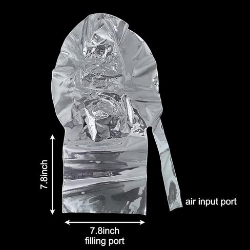 10Pcs Pre Stretched Extra Wide Mouth BoBo Balloons, 30 Inch Large Clear Stuffing Ball, Giant Transparent Balloons for Valentine's Day/Baby Shower/Christmas/Wedding/Birthday Party Decoration in Saudi Arabia