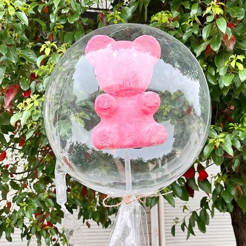 10Pcs Pre Stretched Extra Wide Mouth BoBo Balloons, 30 Inch Large Clear Stuffing Ball, Giant Transparent Balloons for Valentine's Day/Baby Shower/Christmas/Wedding/Birthday Party Decoration in Saudi Arabia