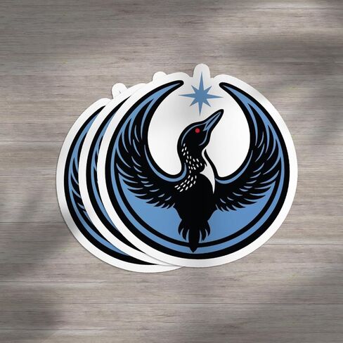 Rebel Loon Minnesota Anti-Fascism Sticker – Vinyl Decal for Water Bottles, Laptops, Tablets 5.5" (Sticker) in Saudi Arabia