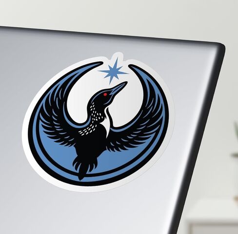 Rebel Loon Minnesota Anti-Fascism Sticker – Vinyl Decal for Water Bottles, Laptops, Tablets 5.5" (Sticker) in Saudi Arabia