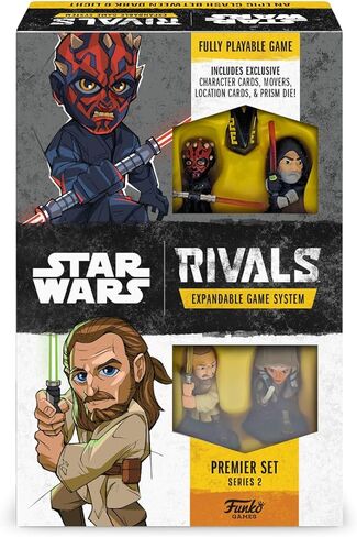 مجموعة Funko Games Star Wars Rivals S2 Premier | المعركة بين الظلام والنور | يضم 4 شخصيات حصرية | للاعبين، للأعمار من 7 سنوات فما فوق in Kuwait