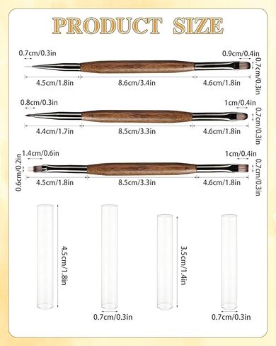 EORTA 3 Pcs Dual Tip Travel Watercolor Brushes, 6 Tips Professional Nylon Paint Brush for Artist Acrylic Oil Gouache Watercolor Ink Oil Tempera Body Detailing Nail Art, 6 Different Brush Heads in Saudi Arabia