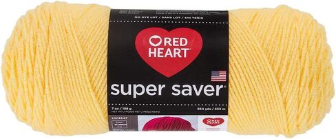 Red Heart Super Saver Yarn 235 Lemon in Saudi Arabia