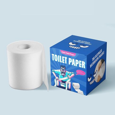 Realistic Fake Toilet Paper Prank Novelty - DIY Fusible Interfacing for Sewing, Quilting, Clothing Crafts, Costume Props & Humorous Gifts in Saudi Arabia
