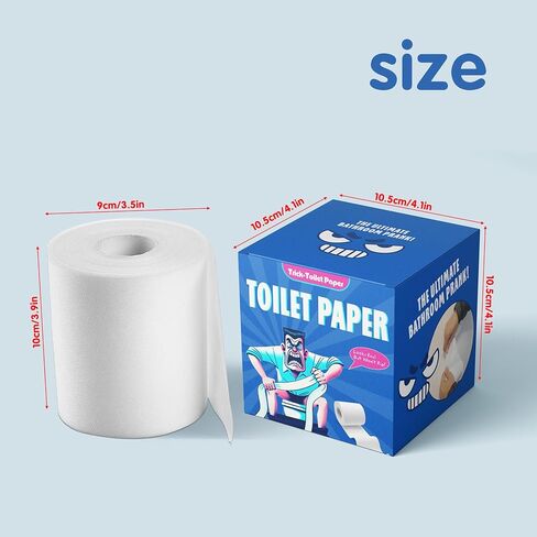 Realistic Fake Toilet Paper Prank Novelty - DIY Fusible Interfacing for Sewing, Quilting, Clothing Crafts, Costume Props & Humorous Gifts in Saudi Arabia