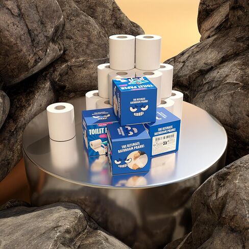 Realistic Fake Toilet Paper Prank Novelty - DIY Fusible Interfacing for Sewing, Quilting, Clothing Crafts, Costume Props & Humorous Gifts in Saudi Arabia