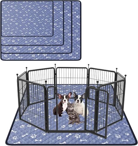 Pee Pads for Dogs Washable,Reusable Pee ,Waterproof & Non-Slip,Used for Pet Training,Whelping Pads,Crate Mats for Dog Cages in Saudi Arabia