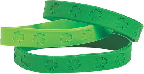 أساور Biblebanz Holy Trinity Shamrock مع البطاقات - هدايا عيد القديس باتريك المسيحية 24 مجموعة in Saudi Arabia