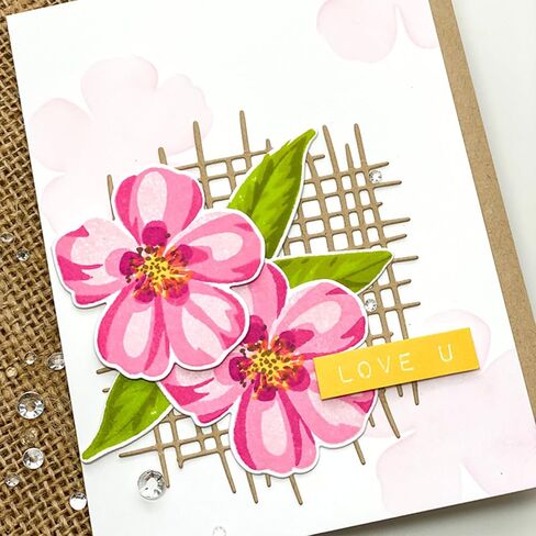 3D Backgrounds Frame Metal Cutting Die for Scrapbooking, Embossing Tool Die Cuts, DIY Album Card Making Decor Art Craft, Perfect for Wedding Birthday Graduation Shower Holidays (Grid 4.13 x 3.46 in) in Saudi Arabia