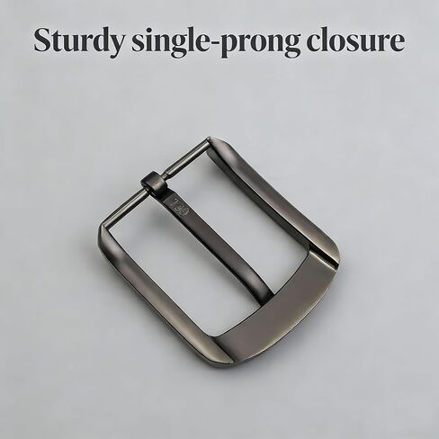 1.5-Inch (38-40 mm) Square Belt Buckle – Single-Prong Metal Replacement for Leather Belts in Saudi Arabia
