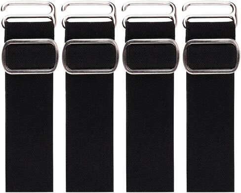 Yardwe 4Pcs Adjustable Hat Extender Strap with Snapback Buckle for Cap Size Adjustment Durable Elastic Replacement Buckles for Outdoor Sports and Travel in Kuwait